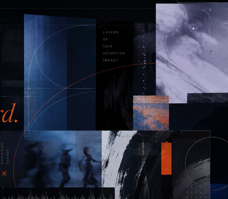 Dark layered art direction